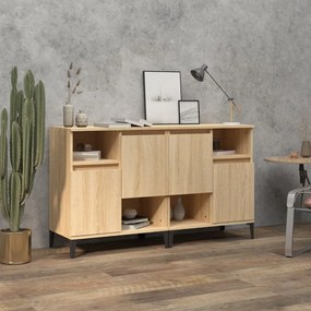vidaXL Aparadores 2 pcs 60x35x70 cm derivados madeira carvalho sonoma