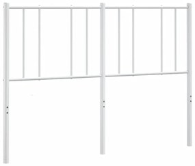 Cabeceira de cama 150 cm metal branco