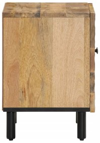 Mesas de cabeceira 2 pcs 40x33x46 cm madeira mangueira maciça