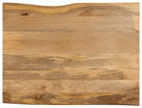 Tampo de mesa c/ borda viva 100x80x2,5 cm mangueira maciça