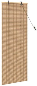 Persianas e Sombras de Janela Marrom Claro 60 x 160 cm Bambu