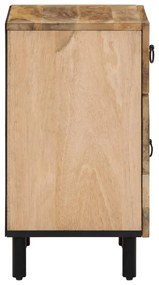 Mesa de cabeceira 50x33x60 cm madeira de mangueira maciça