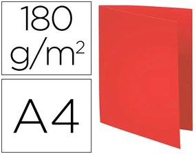 Classificador Exacompta em Cartolina Reciclada Din A4 Vermelho 180 gr