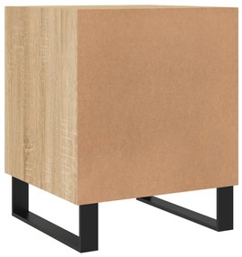 Mesa cabeceira 40x40x50 cm derivados de madeira carvalho sonoma