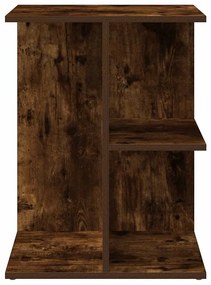 Mesas cabeceira 2pcs 46,5x29x61cm deriv.madeira carvalho fumado