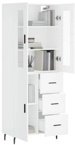 Armário alto 69,5x34x180 cm derivados de madeira branco