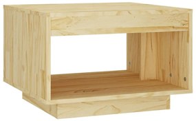 Mesa de centro 50x50x33,5 cm madeira de pinho maciça