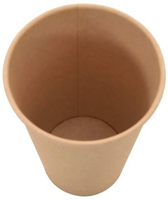 Copos de café de papel 1000 pcs 16oz 400ml castanho