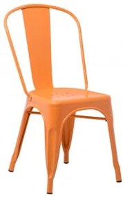 Cadeira Empilhável LIX Laranja Açafrão - Sklum