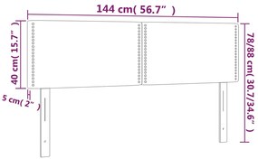 Cabeceira de cama 2 pcs veludo 72x5x78/88 cm azul-escuro