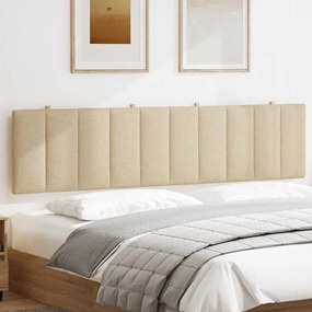 Almofadão de cabeceira 200 cm tecido creme