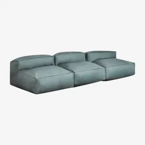 Sofá Modular De 3 Peças Dojans Verde Éter - Sklum