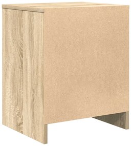 Mesas de cabeceira 2 pcs com gaveta 40x34x50 cm carvalho sonoma