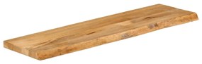 Tampo de mesa c/ borda viva 110x20x2,5 cm mangueira maciça
