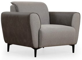 Sofá de 1 Lugar Aren – Cinzento – 100x85x85 cm