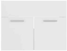 2 pcs conjunto móveis casa de banho derivados de madeira branco
