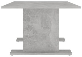 Mesa de centro 103,5x60x40 cm contraplacado cinzento cimento