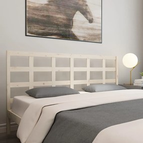 Cabeceira de cama 185,5x4x100 cm pinho maciço