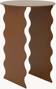 Mesa de apoio redonda em metal Wavy