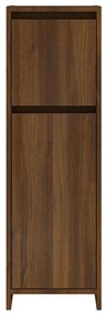 Armário WC 30x30x95 cm derivados de madeira carvalho castanho