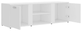 Móvel de TV Lokise de 120 cm - Branco - Design Nórdico