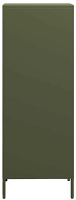 Móvel alto 35x39x103,5 cm aço verde azeitona