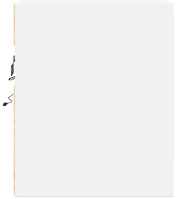 Móvel de parede para TV com luzes LED 180x31x38 cm branco