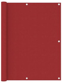 Tela de varanda 120x600 cm tecido Oxford vermelho