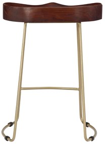 Bancos de bar Gavin 2 pcs madeira mangueira maciça