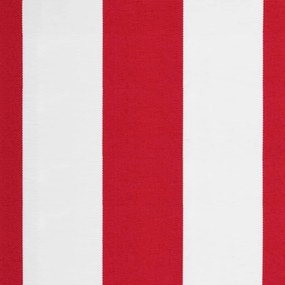 Tecido de substituição p/ toldo 5x3,5 m riscas vermelho/branco