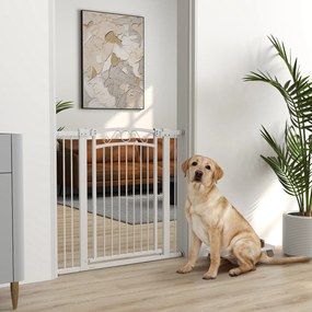 PawHut Barreira de Segurança para Cães Extensível 76-102 cm Barreira p
