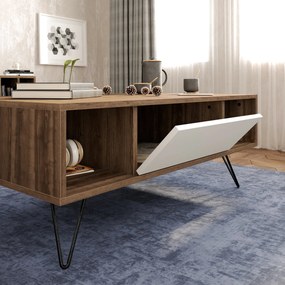 Mesa de Centro Mistico – Nogueira Branca – 120x45,6x60 cm