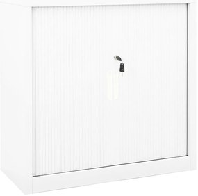 Armário com porta deslizante aço 90x40x90 cm branco