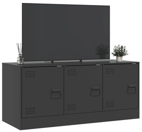 Móvel de TV 99x39x44 aço preto