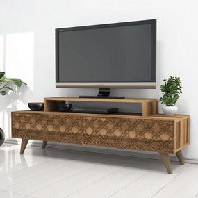 Móvel TV City – Nogueira – 140 cm x 48,8 cm x 41,8 cm