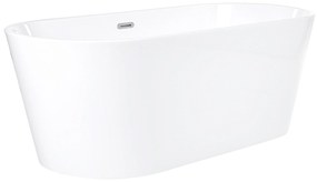 Banheira autónoma em acrílico branco 170 x 72 cm HAVANA Beliani