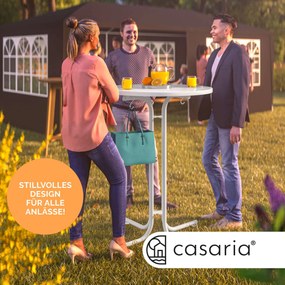 Mesa bar alta dobrável 110x70 cm branca