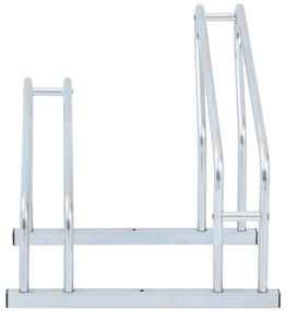 Suporte independente para 2 bicicletas aço galvanizado