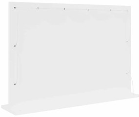 Espelho de Maquiagem com Luzes LED Branco 80x55x18 cm