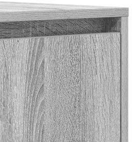 Sideboard Cinza Sonoma 120x41x75 cm Madeira de engenharia