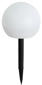 Candeeiro de exterior branco 20 cm com LED integrado IP44 solar RGBW - Ludger Moderno