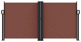 Toldo lateral retrátil 120x600 cm castanho