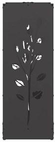 Suporte para lenha 40x30x80 cm aço laminado a frio preto