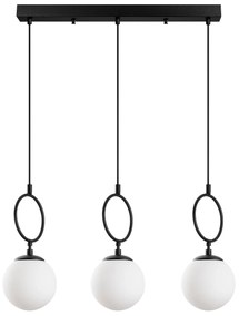 Chandelier Ring – Preto – 75 cm Largura x 185 cm Altura Máx.