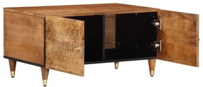 Mesa de centro 80x50x40 cm madeira de mangueira maciça