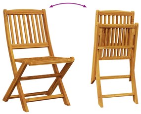 9 pcs conj. de jantar para jardim 180x90x75 cm acácia maciça