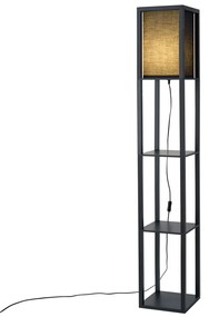 LED Candeeiro de pé inteligente preto c/ Wifi A60 - Stojan Moderno