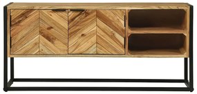 Aparador de TV 110x30x50 cm Madeira de Acácia Sólida