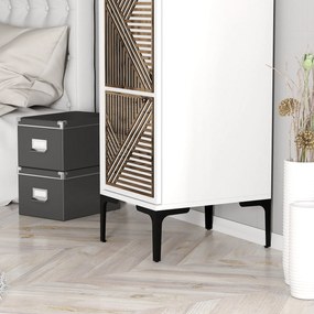 Roupeiro Kumsal P – Branco – 40 cm x 47,5 cm x 201,4 cm