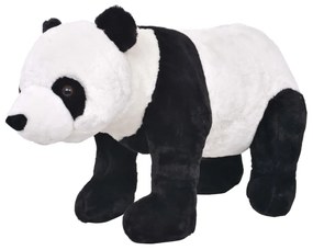 Brinquedo de montar panda peluche preto e branco XXL